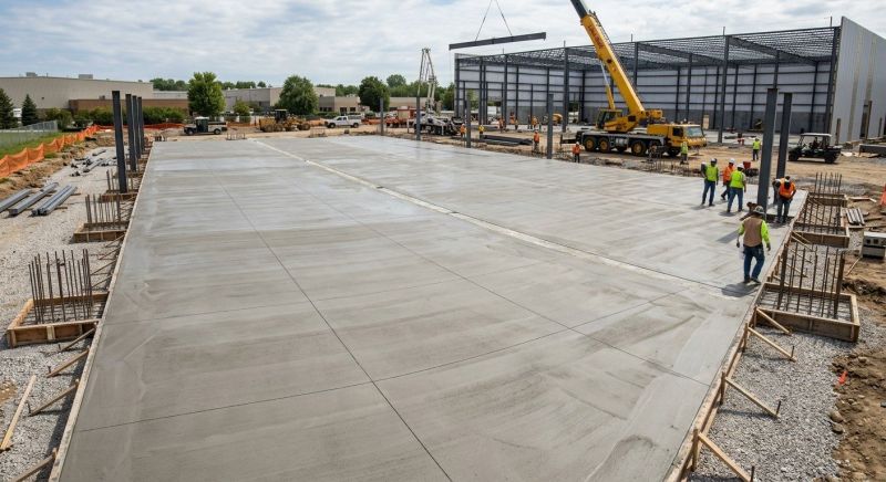 Commercial Slab Installation in Longmont, CO