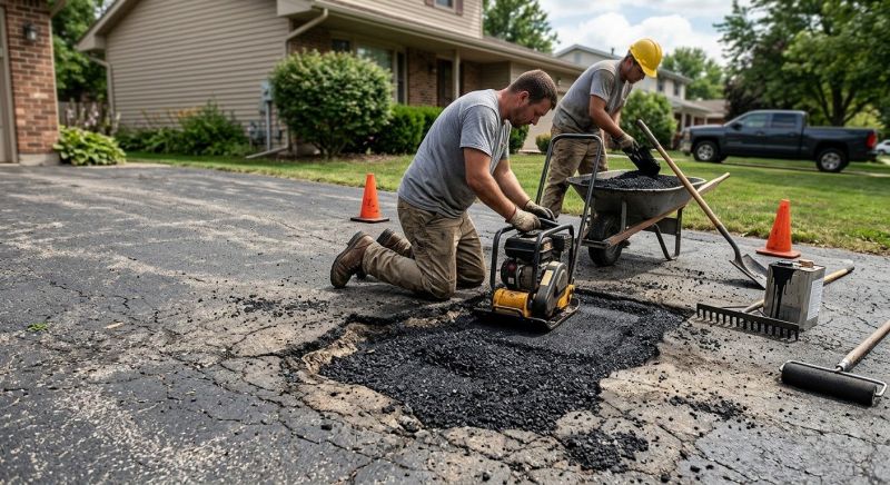 Asphalt Pothole Filling in Little Rock, AR