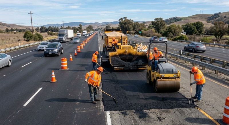 Highway Resurfacing in Los Angeles, CA