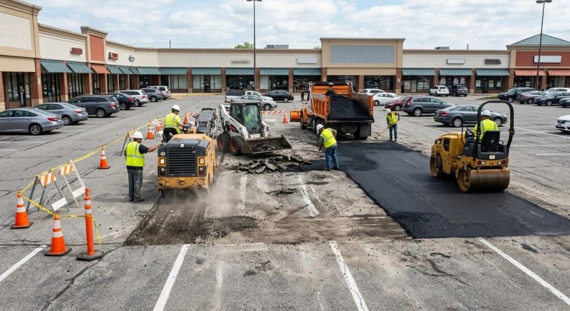 Parking Lot Repair in Palm Springs, CA