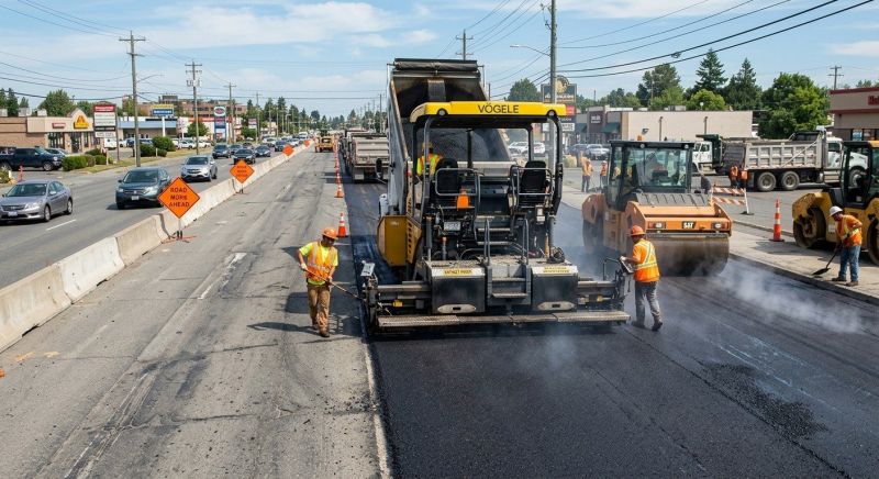 Road Paving Service in Los Angeles, CA