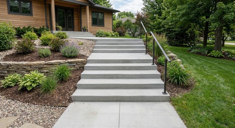 Steps Pouring in Denver, CO